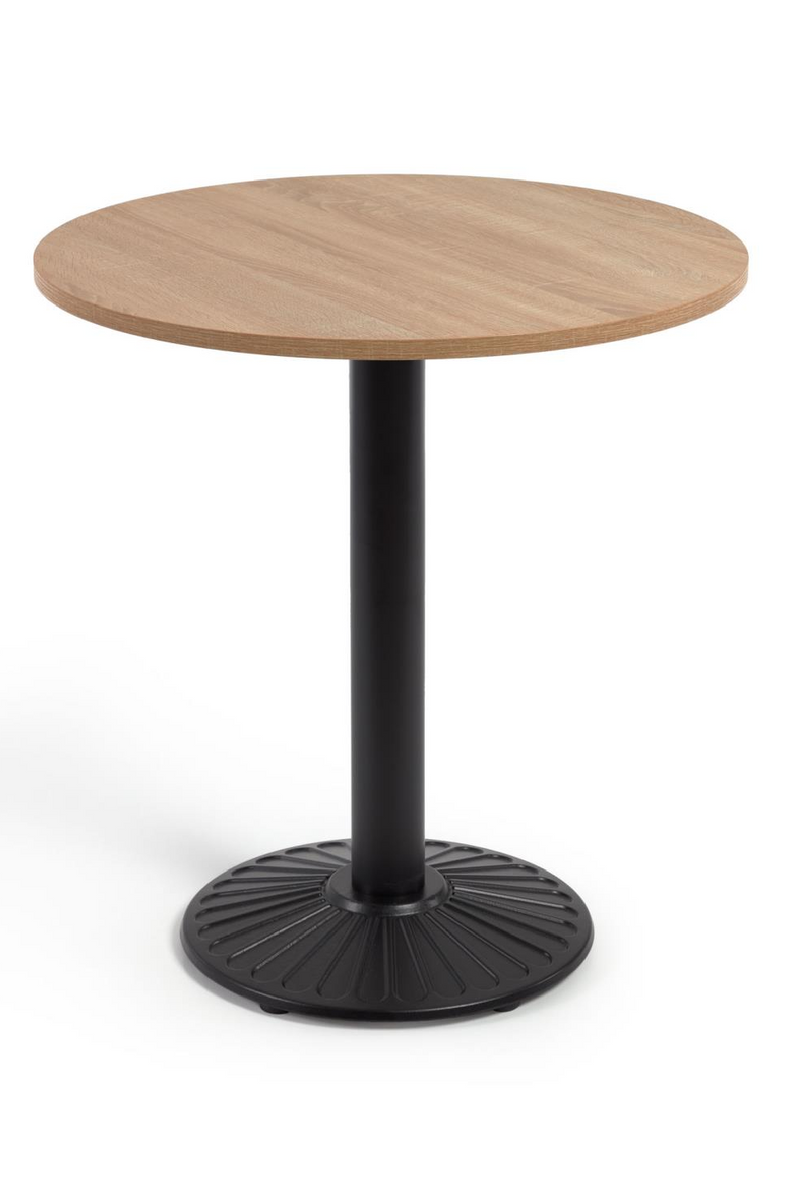 Pedestal Bistro Table | La Forma Tiaret | Woodfurniture.com
