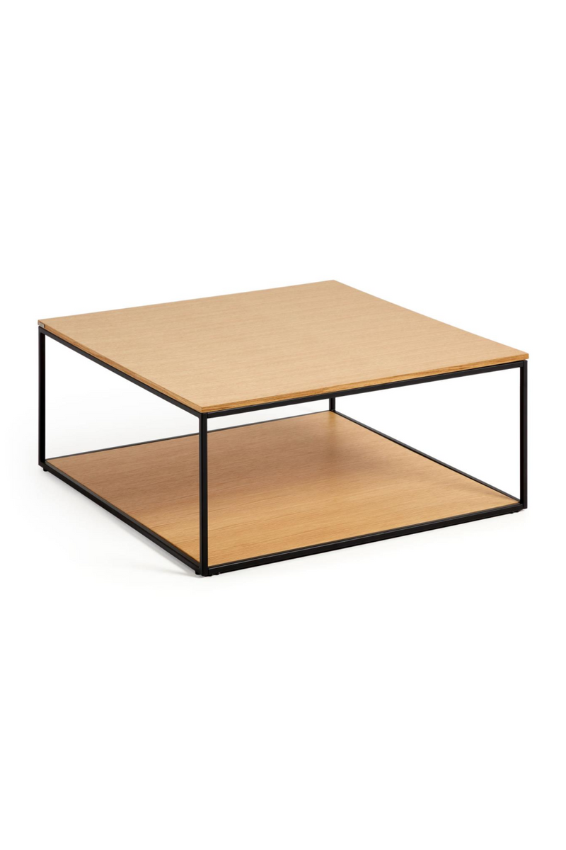 Black Metal Frame Coffee Table | La Forma Yoana | Woodfurniture.com