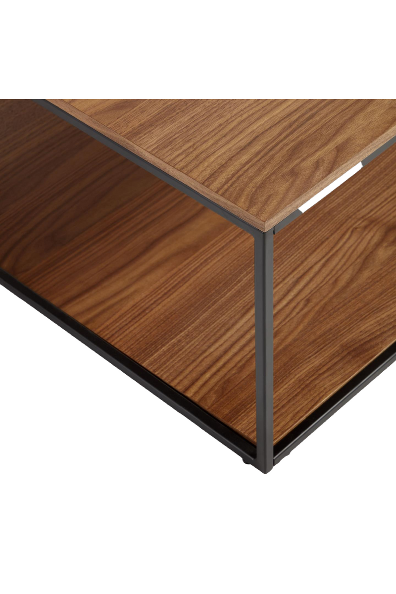 Walnut Coffee Table With Undershelf | La Forma Yoana | Woodfurniture.com