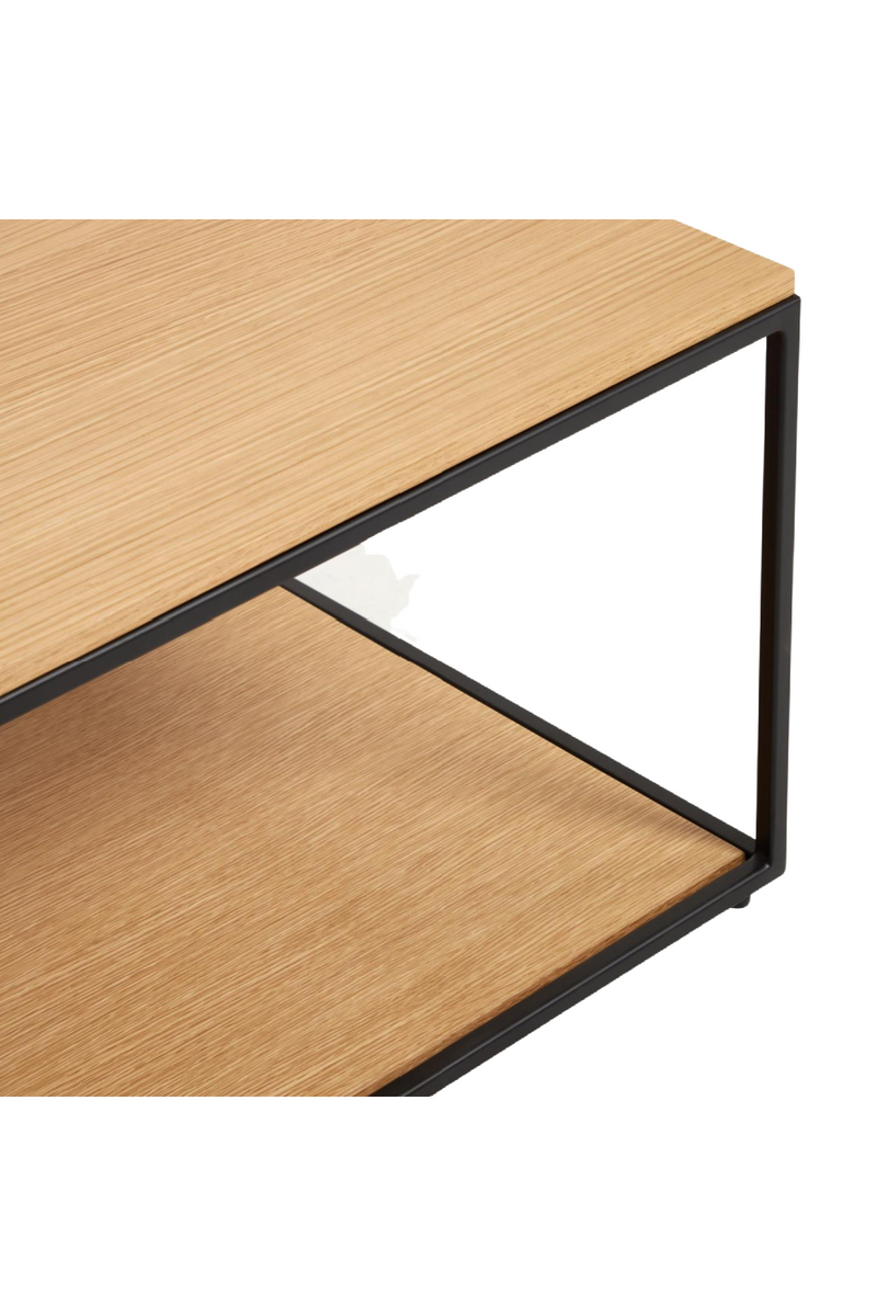 Black Metal Frame Coffee Table | La Forma Yoana | Woodfurniture.com
