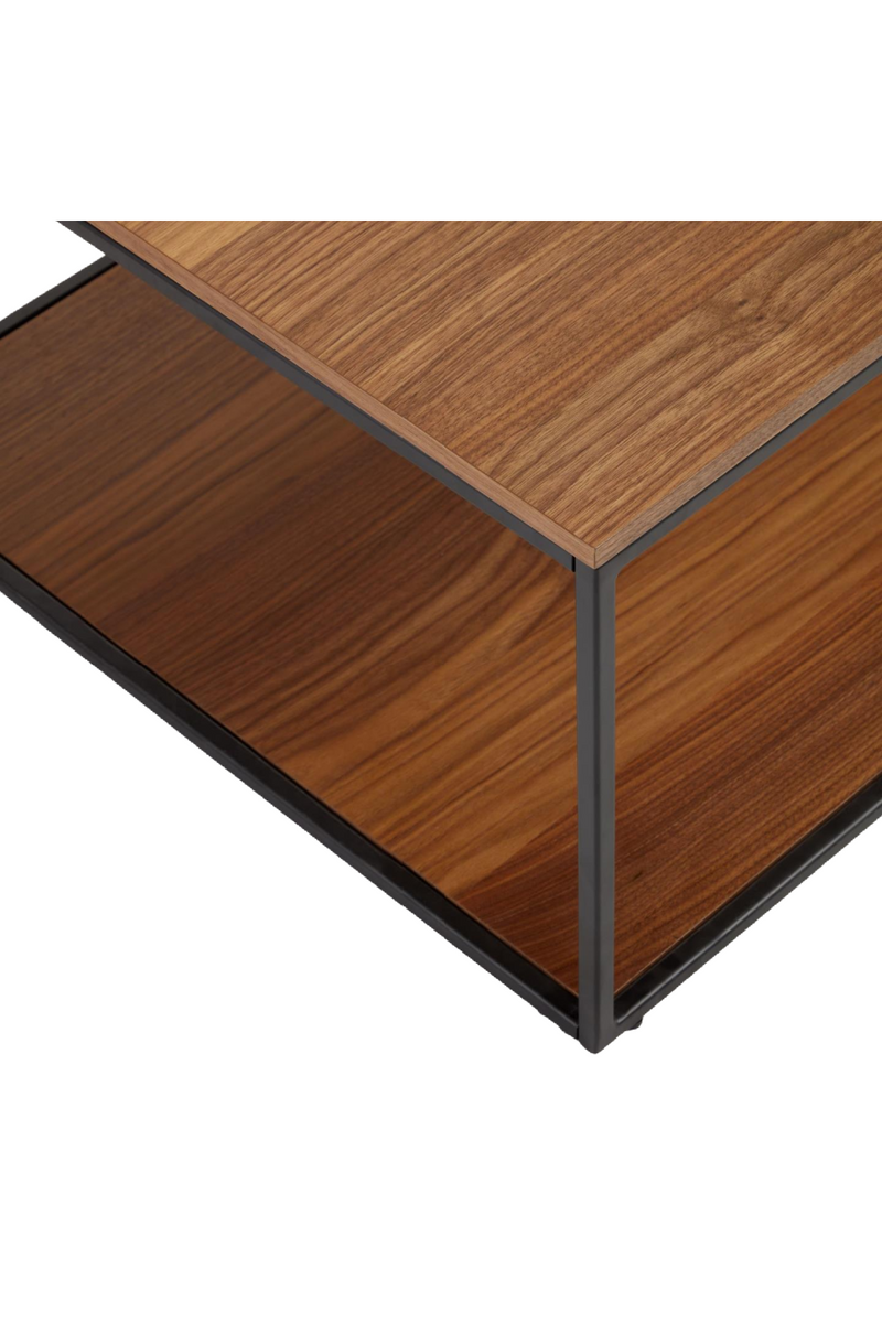 Walnut Coffee Table With Undershelf | La Forma Yoana | Woodfurniture.com