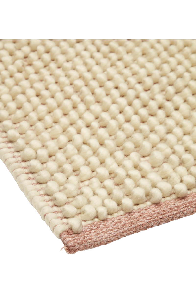 White Cotton Area Rug 6'5" x 10' | La Forma Nectaire | Woodfurniture.com