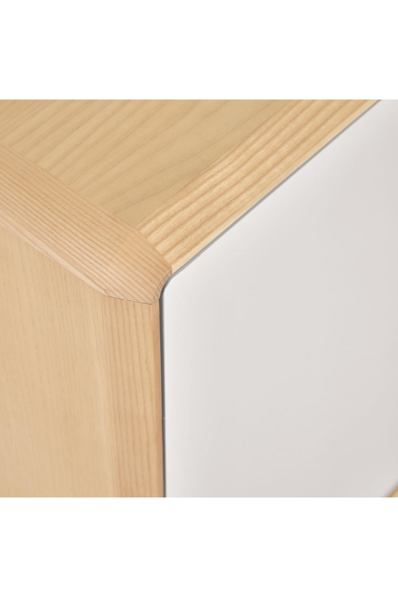 Ash Wood Bedside Table | La Forma Anielle | Oroatrade.com