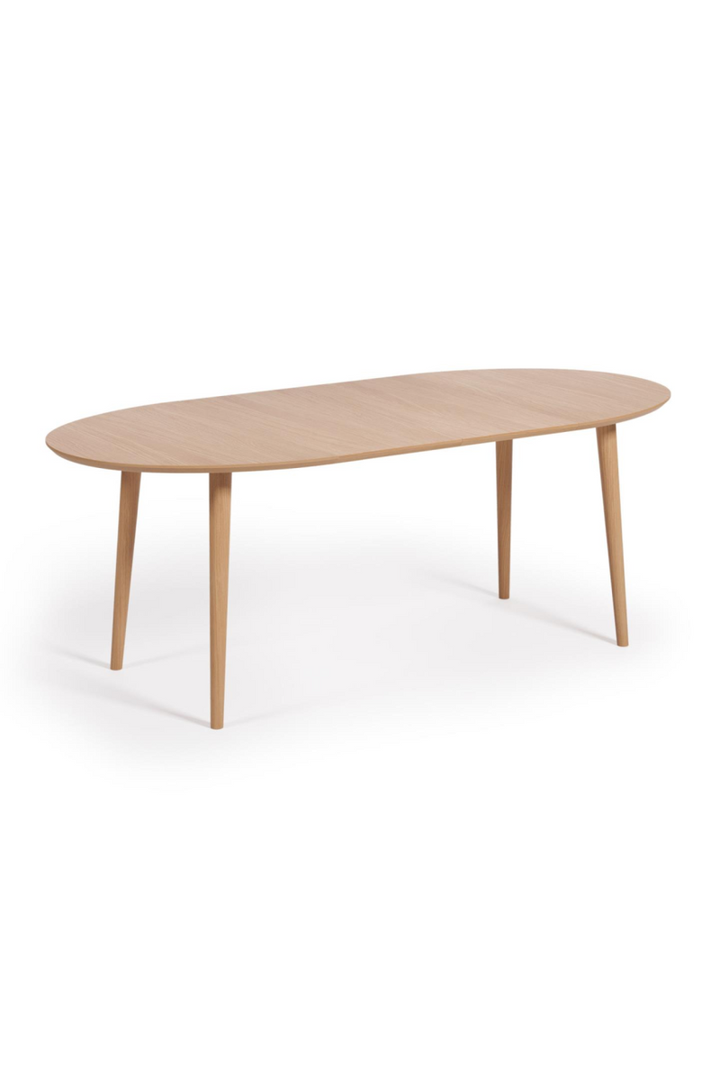 Oval Wooden Extendable Dining Table | La Forma Oqui | Woodfurniture.com