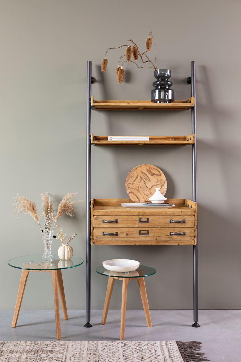 Wooden Shelf With Drawer | DF Rook | Woodfurniture.com