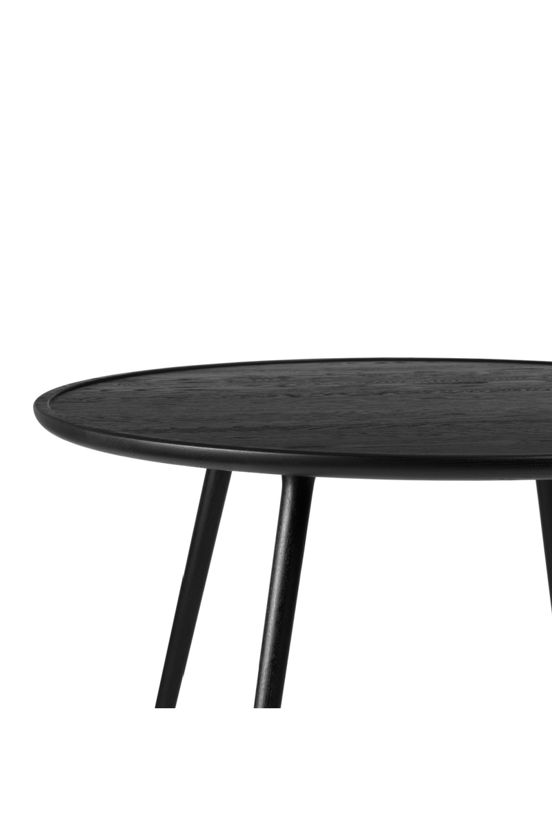 Oval Black Oak Dining Table | Mater Accent | Woodfurniture.com