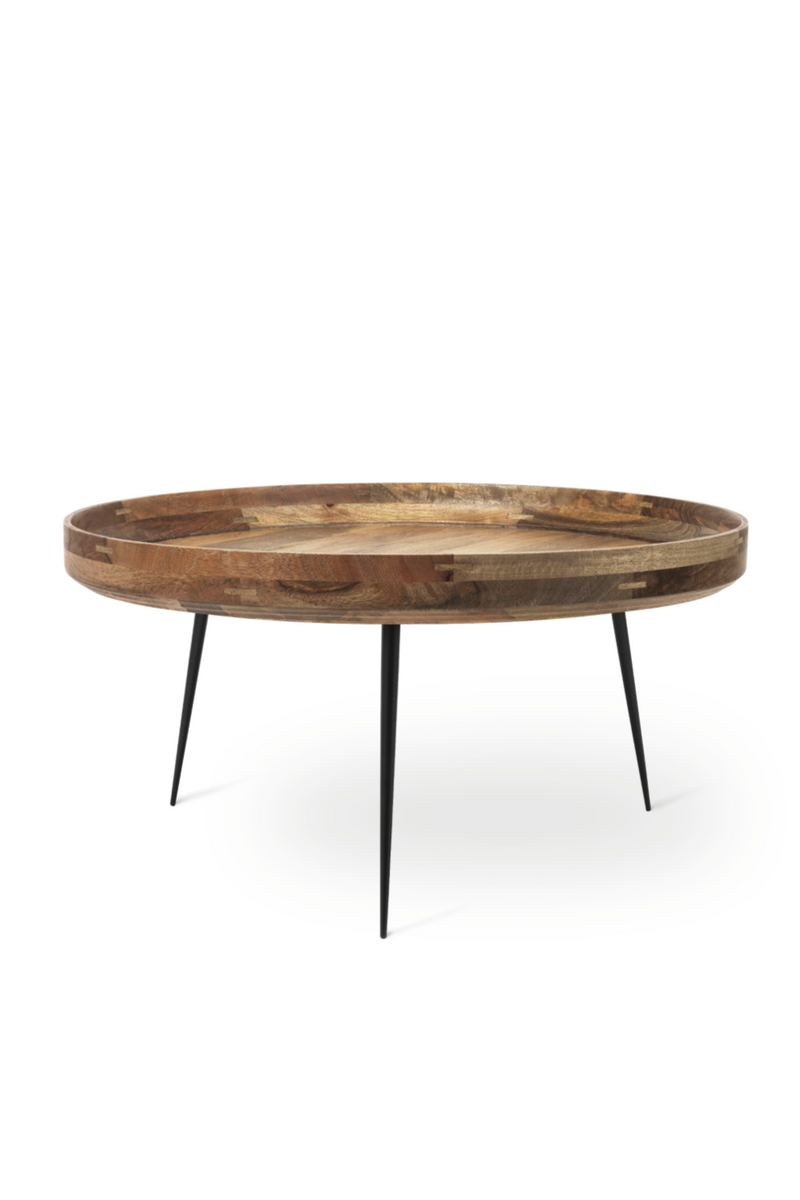 Round Mango Wood Side Table | Mater | Quality European Wood furniture