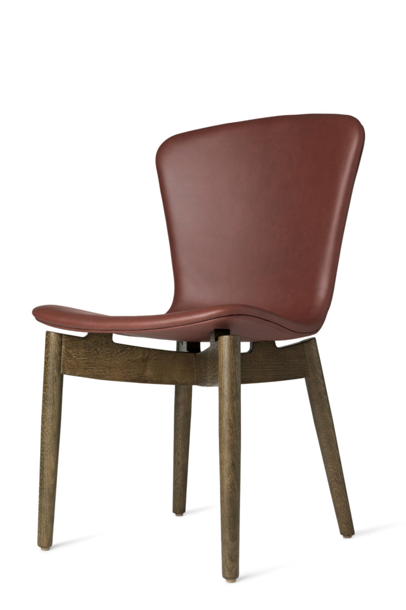 Cognac Leather Dining Chair | Mater | Quality European Wood furniture