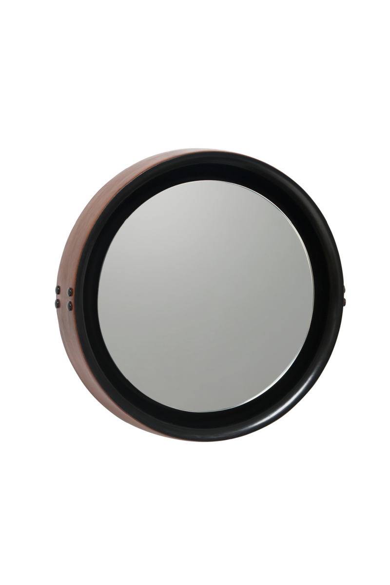 Black Round Mirror S | Mater | Quality European Wood furniture