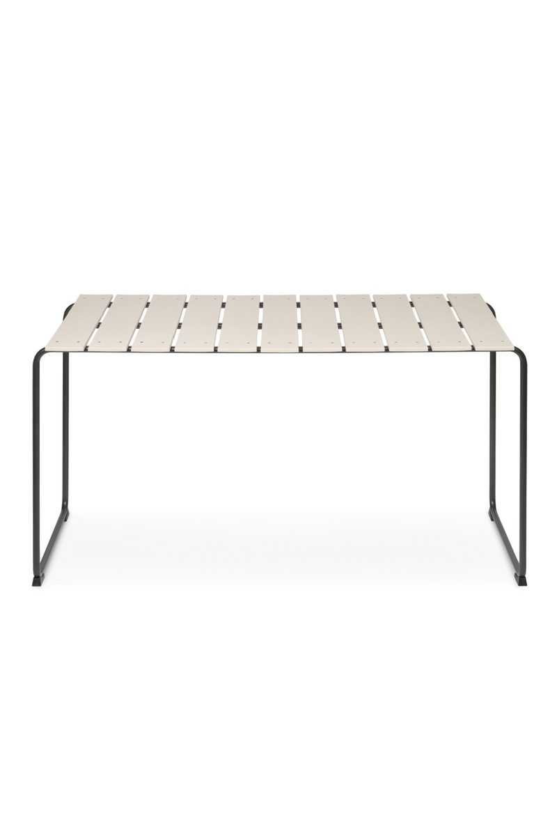 Slatted Outdoor Dining Table | Mater Ocean | Woodfurniture.com