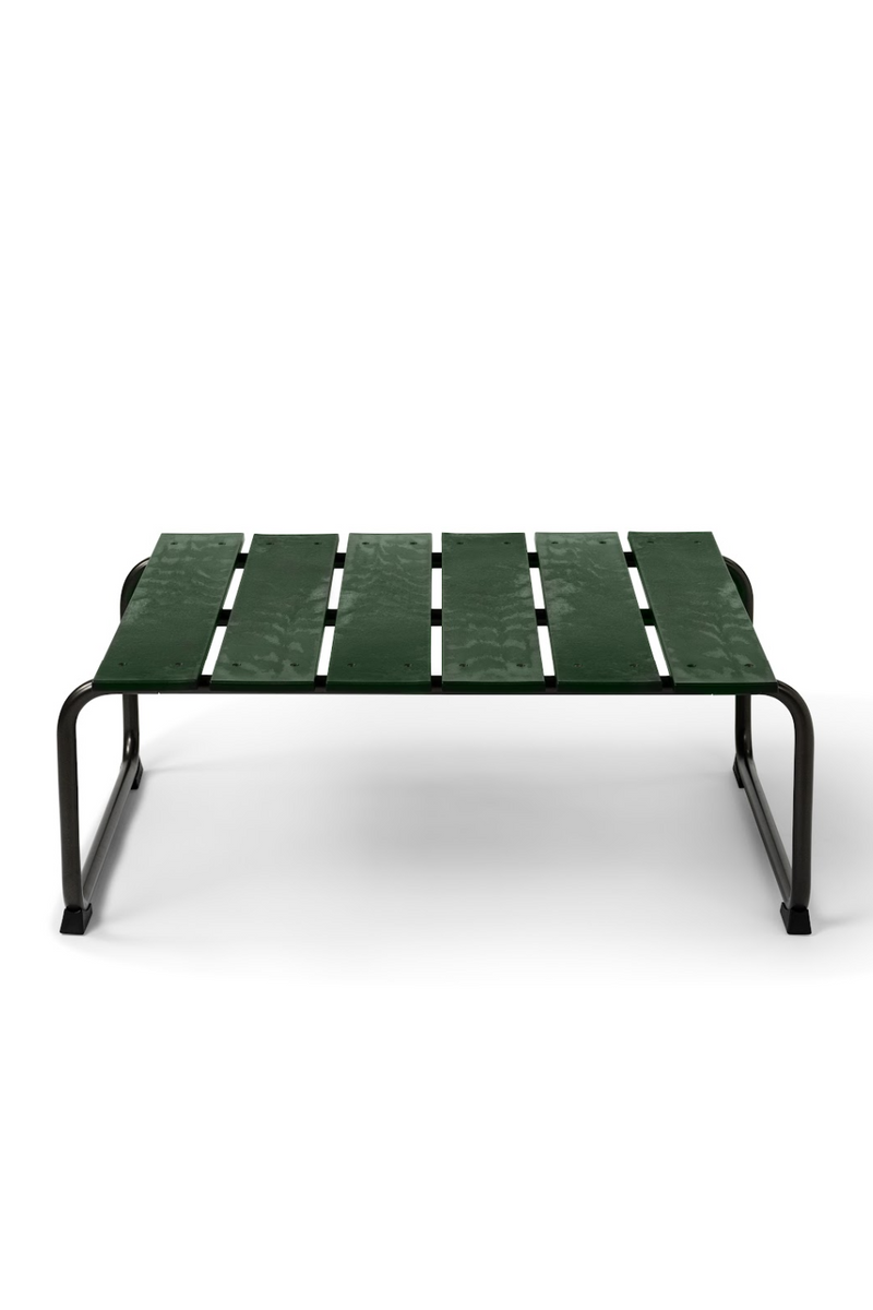 Green Slatted Outdoor Lounge Table | Mater Ocean | Woodfurniture.com