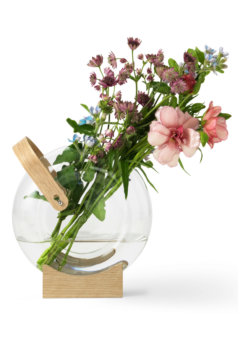 Hand Blown Glass Vase | Mater | Quality European Wood furniture