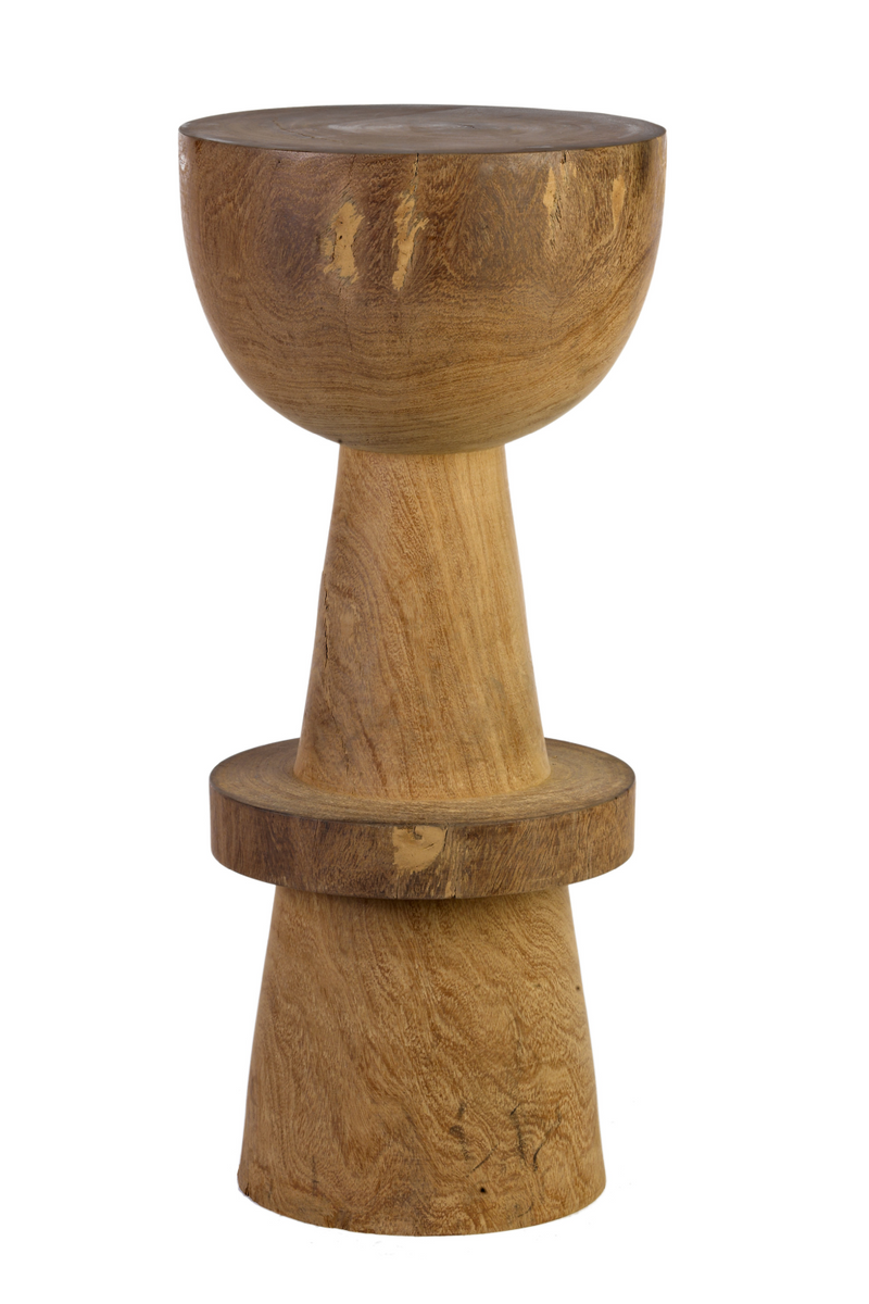 Round Wooden Barstool | Pols Potten Ball | Woodfurniture.com
