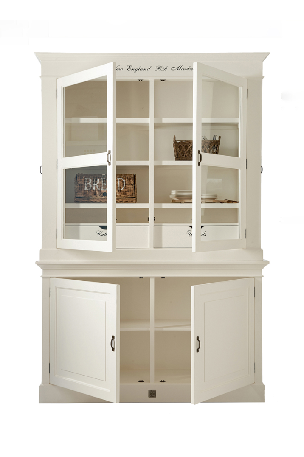 White Modern Classic Cabinet | Rivièra Maison New England Fish Market | Woodfurniture.com