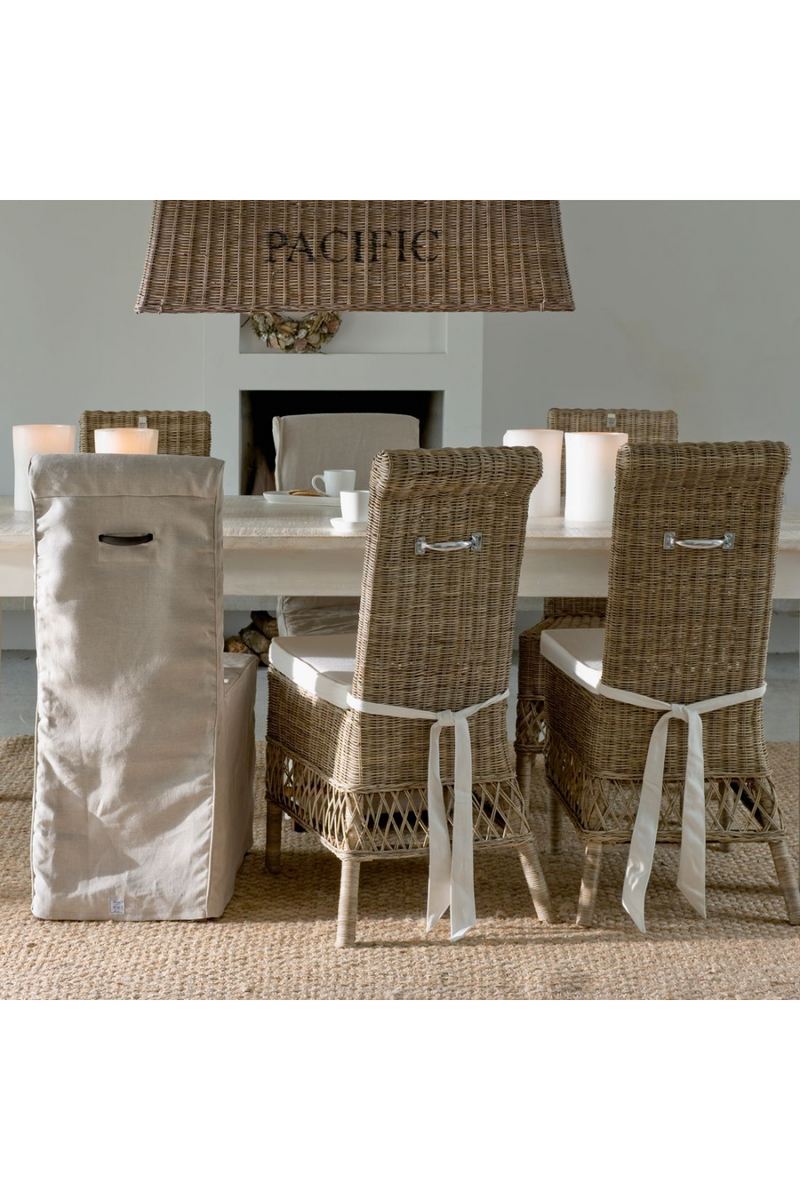 Rattan Cushioned Dining Chair | Rivièra Maison St. Malo | Woodfurniture.com