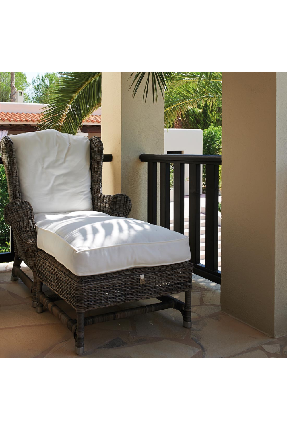 Modern Outdoor Rattan Chair | Rivièra Maison Nicolas | Wood Furniture