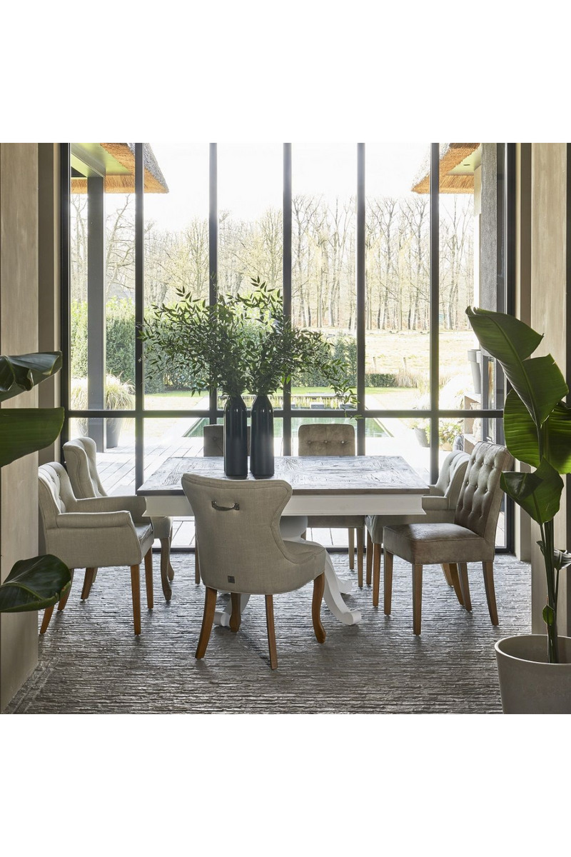Mid-Century Modern Dining Table | Rivièra Maison Château Belvédère  | Woodfruniture.com