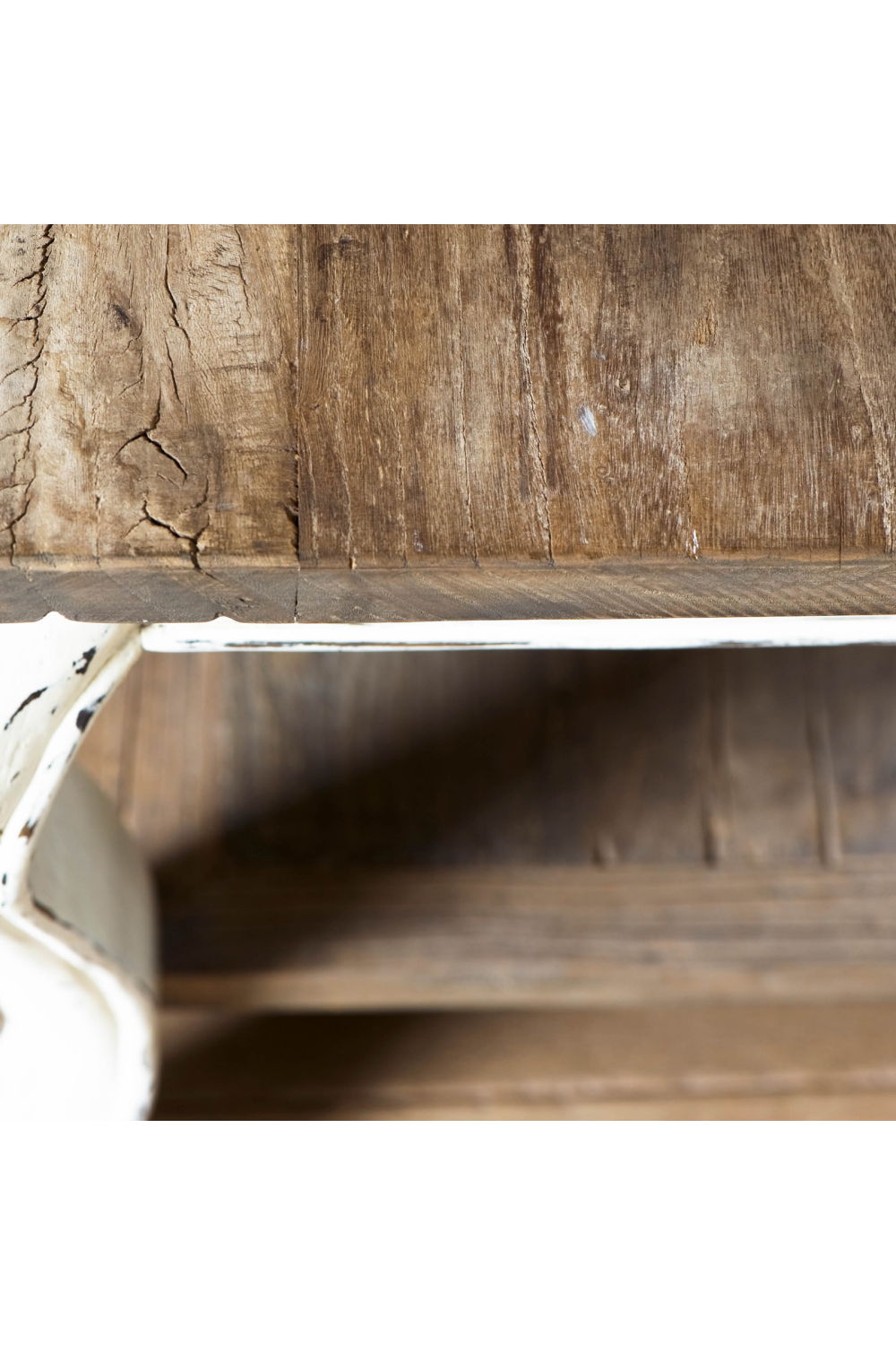 Rustic End Table | Rivièra Maison Driftwood | Woodfurniture.com