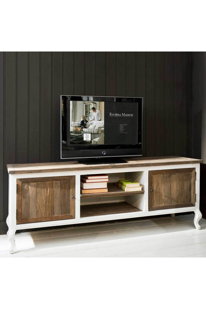 Rustic TV Unit | Rivièra Maison Driftwood | Woodfurniture.com