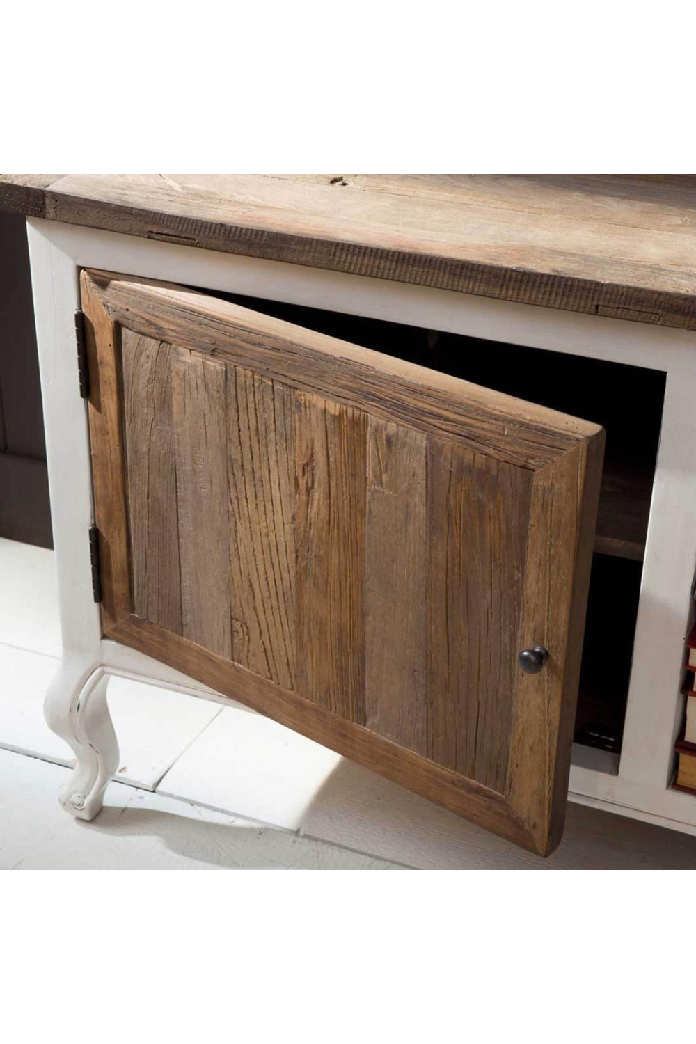 Rustic TV Unit | Rivièra Maison Driftwood | Woodfurniture.com