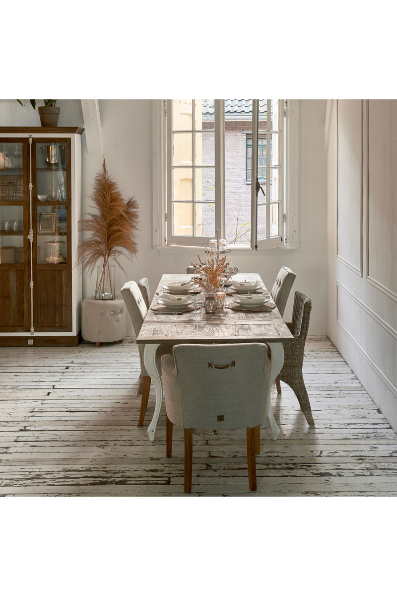 Contemporary Rattan Dining Armchair | Rivièra Maison The Hamptons | Woodfurniture.com