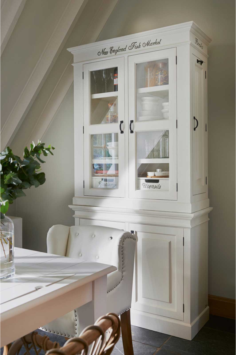 White Modern Classic Cabinet | Rivièra Maison New England Fish Market | Woodfurniture.com