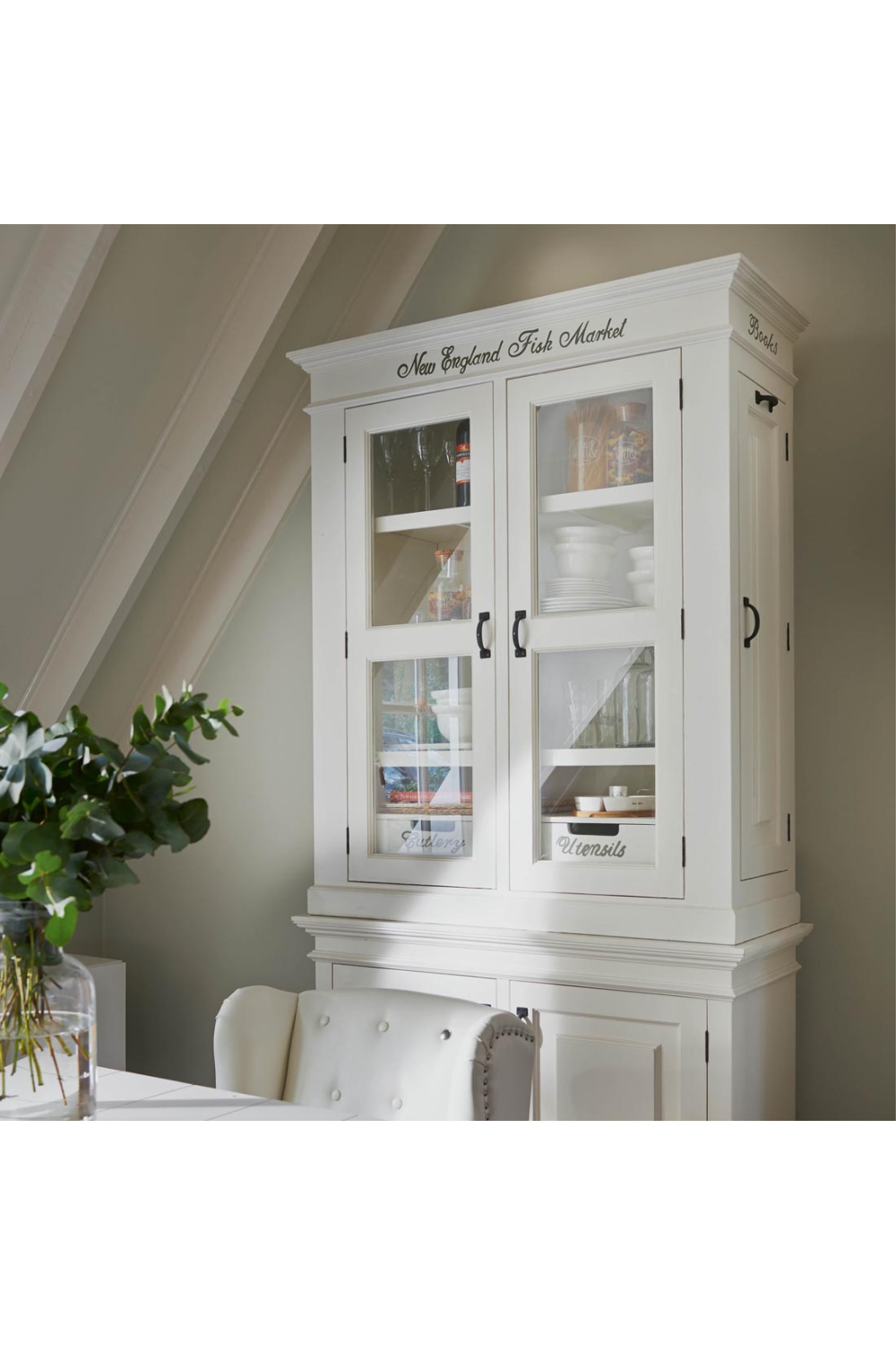 White Modern Classic Cabinet | Rivièra Maison New England Fish Market | Woodfurniture.com