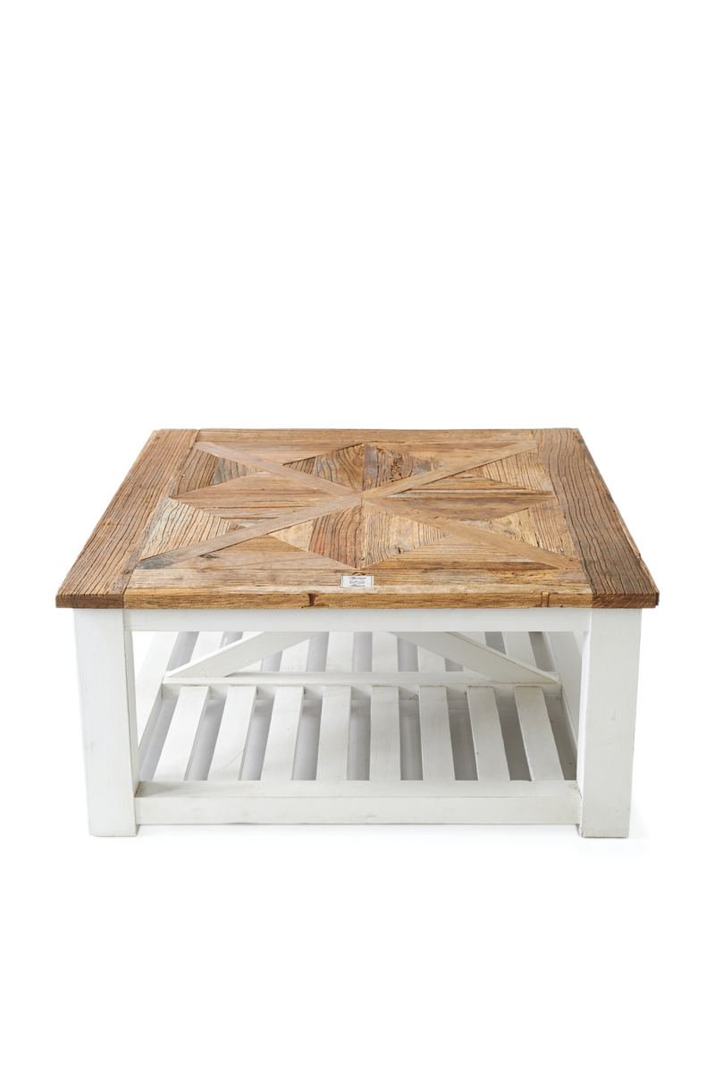 Inlaid Patterned Coffee table | Rivièra Maison Château Chassigny | Woodfurniture.com