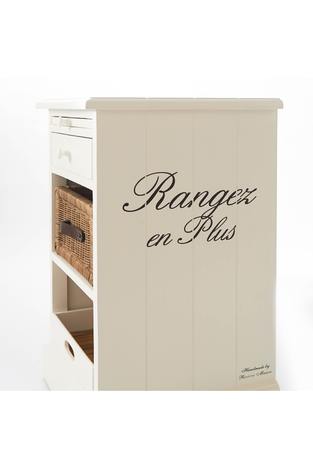 White Wooden Bed Cabinet | Rivièra Maison Rangez and Plus | Woodfurniture.com