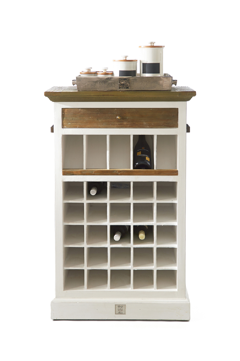 Contemporary Wooden Wine Cabinet | Rivièra Maison Driftwood | Woodfurniture.com