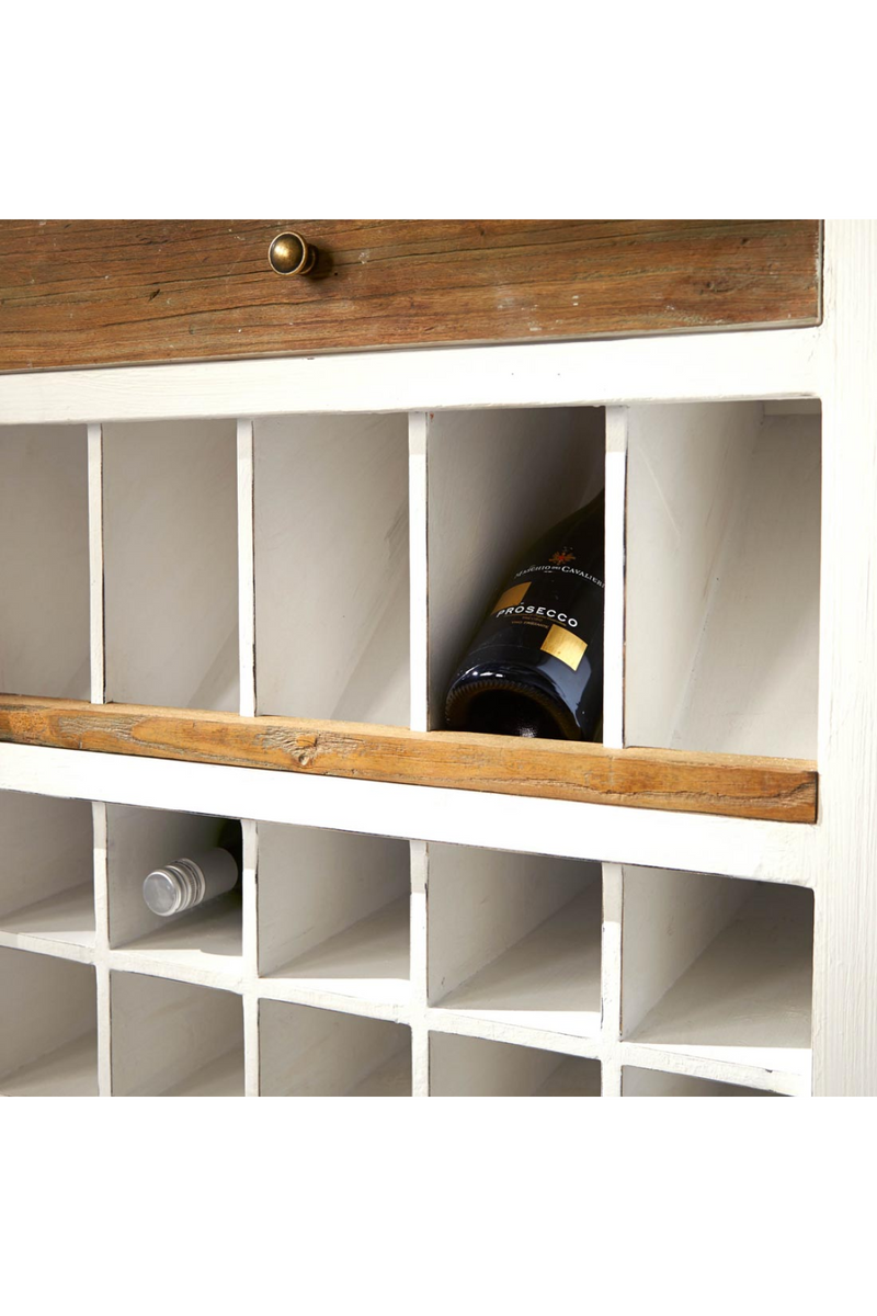 Contemporary Wooden Wine Cabinet | Rivièra Maison Driftwood | Woodfurniture.com
