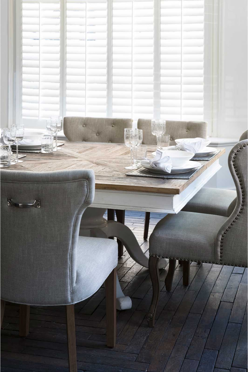Mid-Century Modern Dining Table | Rivièra Maison Château Belvédère  | Woodfruniture.com