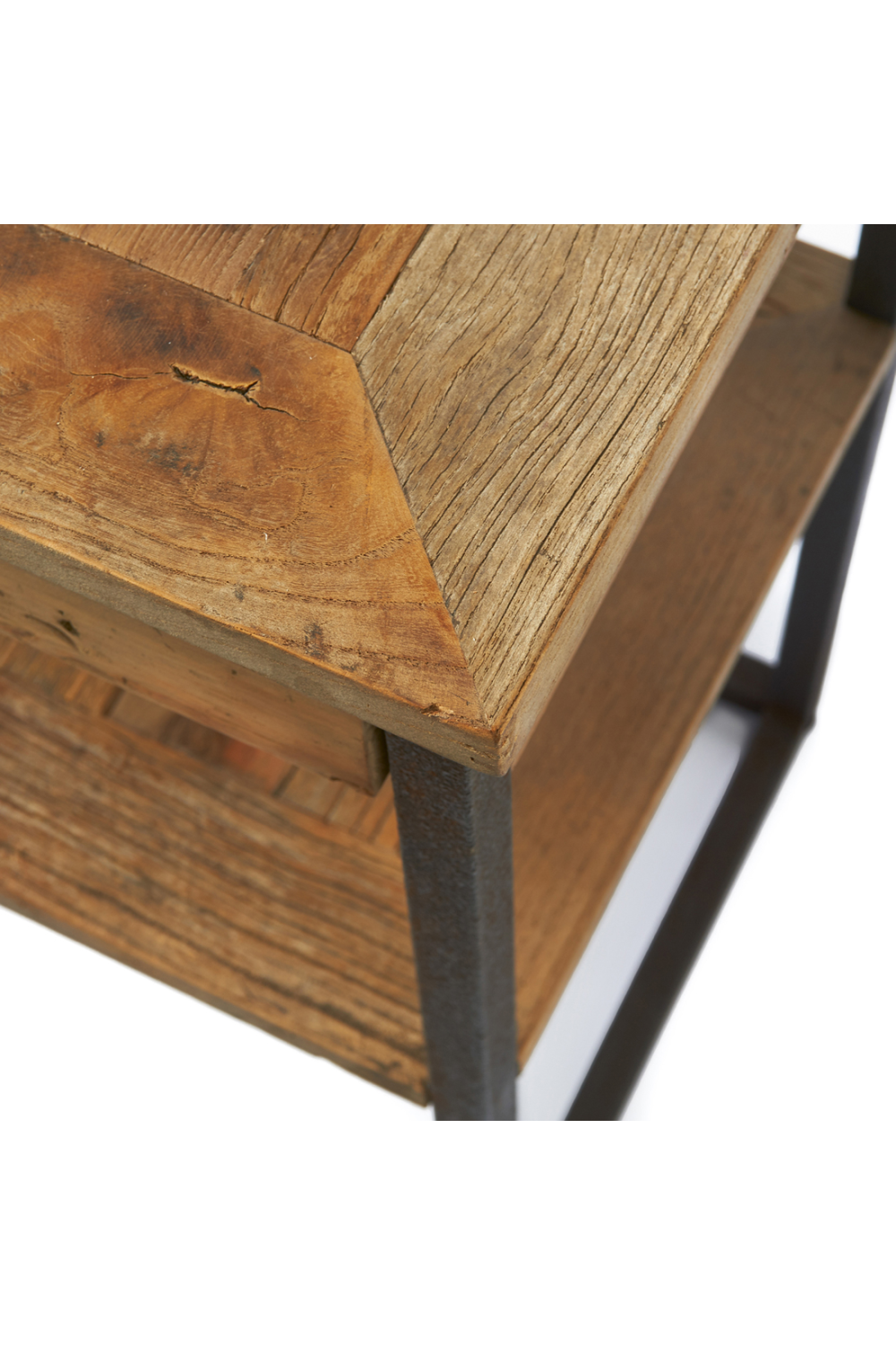 Industrial Elm Side Table | Rivièra Maison Shelter Island | Woodfurniture.com