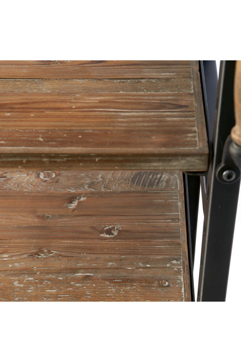 Wooden Rustic Bookcase | Rivièra Maison Bowery Island | Woodfurniture.com