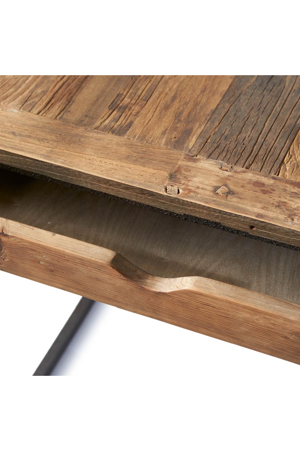 Elm Wood Office Desk | Rivièra Maison Shelter Island | Woodfurniture.com