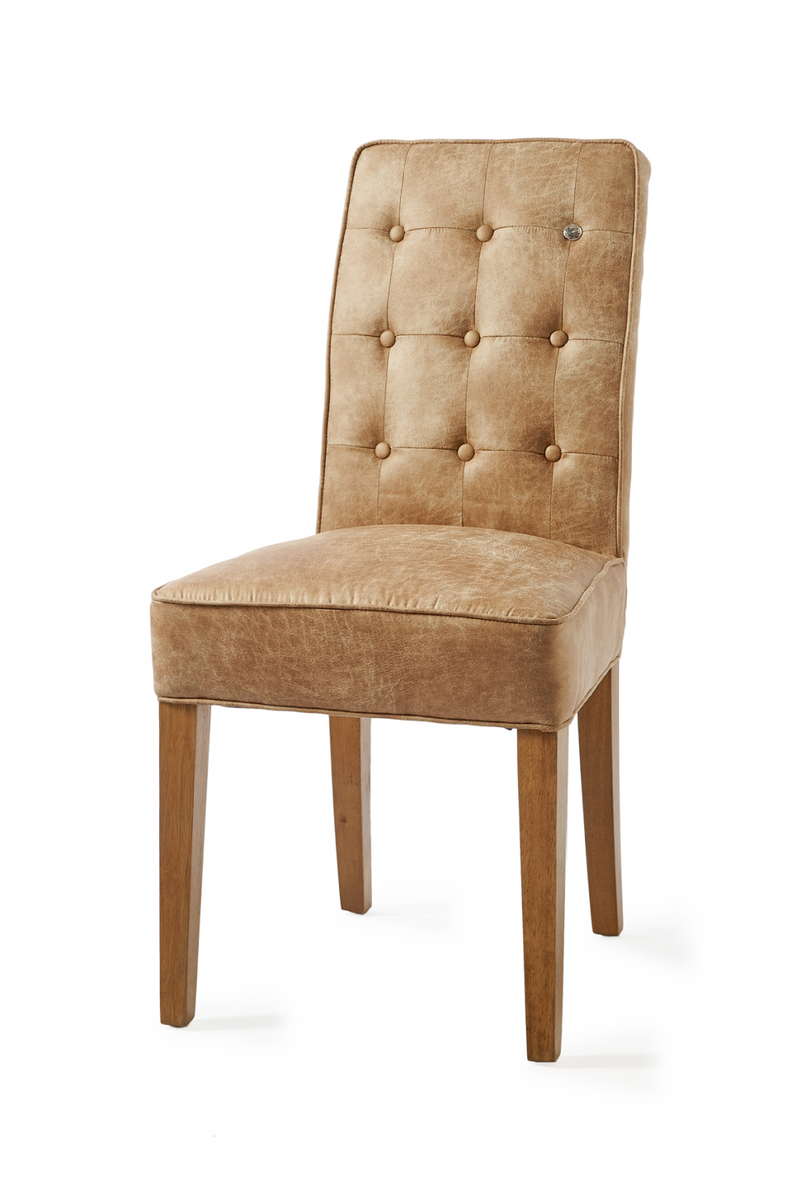 Vintage Leather Dining Chair | Rivièra Maison Cape Breton | Woodfurniture.com