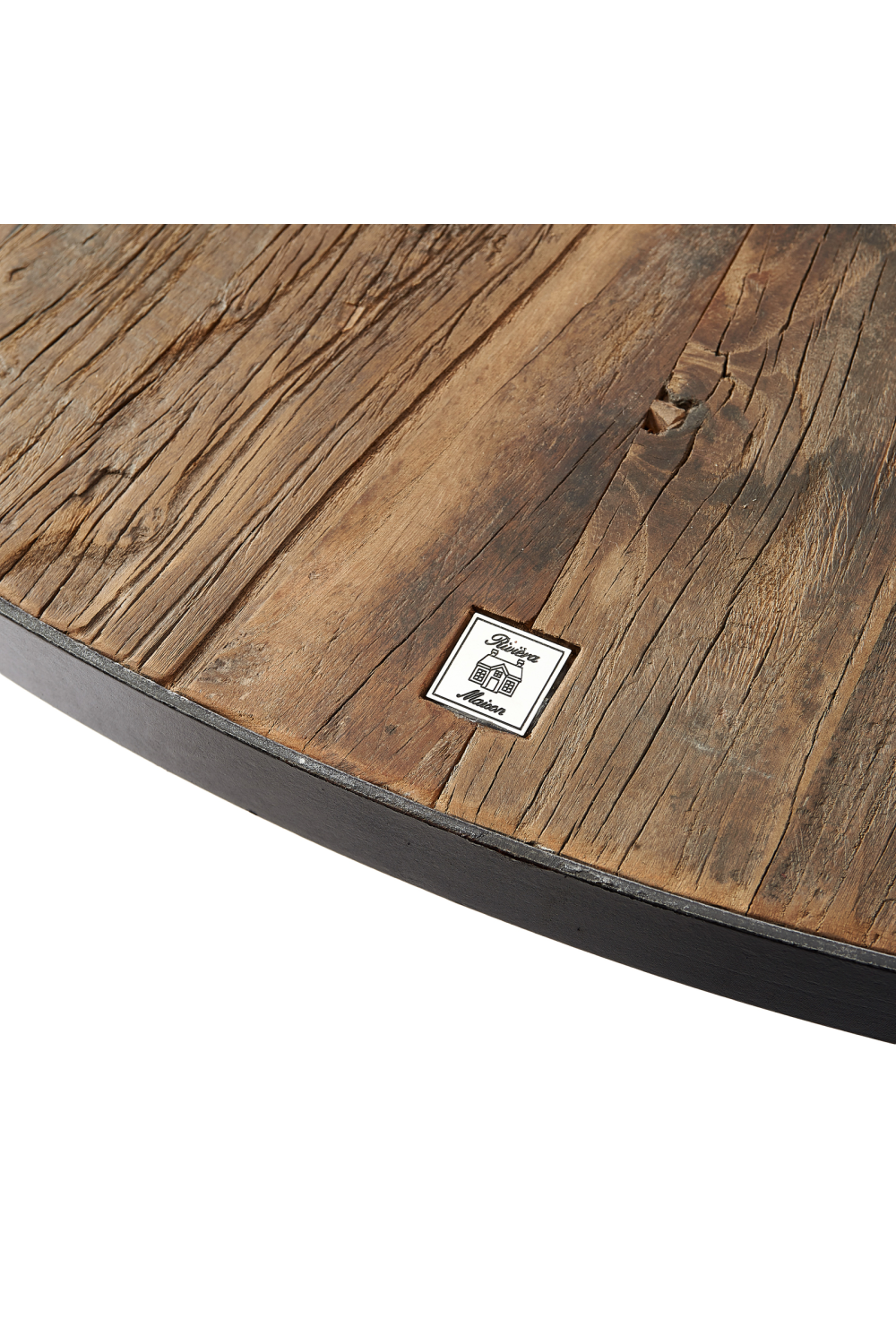 Round Inlaid Dining Table | Rivièra Maison Boston Harbor | Woodfurniture.com