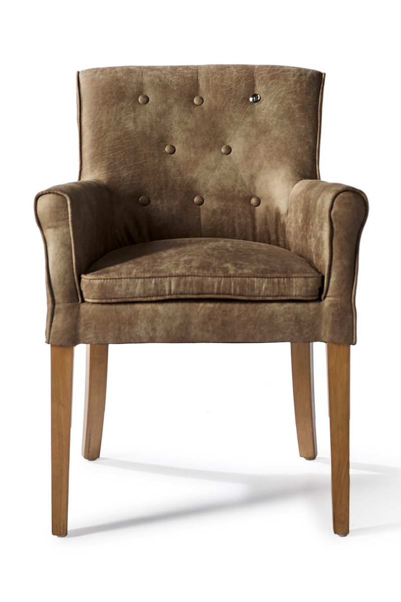 Classic Leather Dining Armchair | Rivièra Maison La Scala | Woodfurniture.com