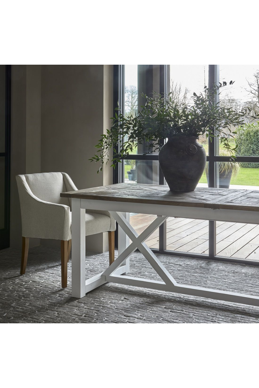 Classic Extendable Dining Table | Rivièra Maison Château Chassigny | Woodfurniture.com