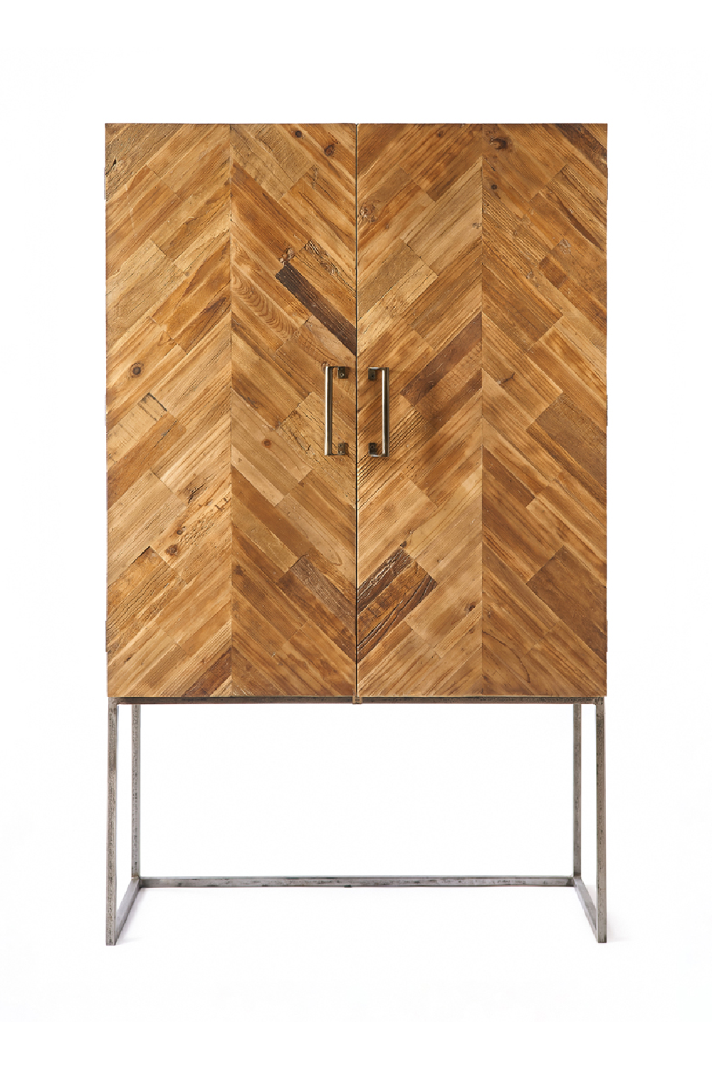 Wooden Herringbone Bar Cabinet | Rivièra Maison Tribeca | Woodfurniture.com