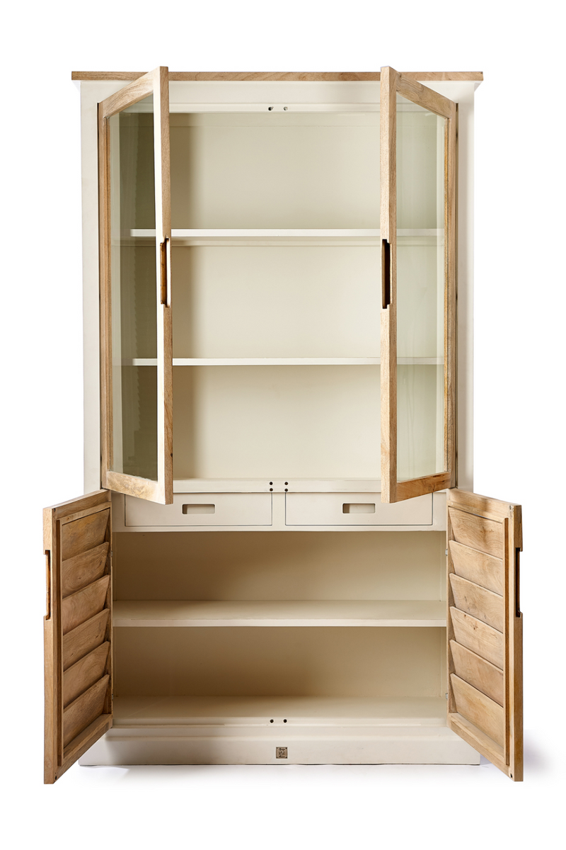 Wooden Glass Door Cabinet | Rivièra Maison Pacifica | Woodfurniture.com