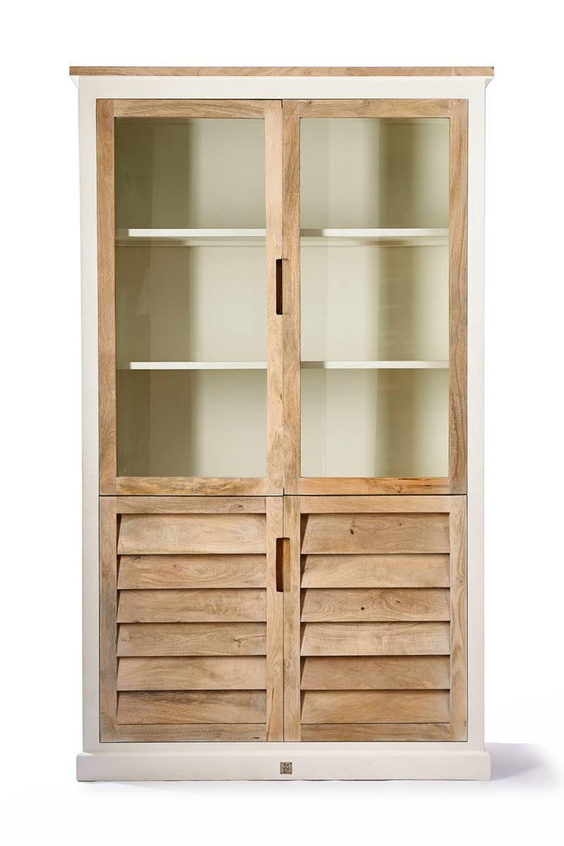 Wooden Glass Door Cabinet | Rivièra Maison Pacifica | Woodfurniture.com