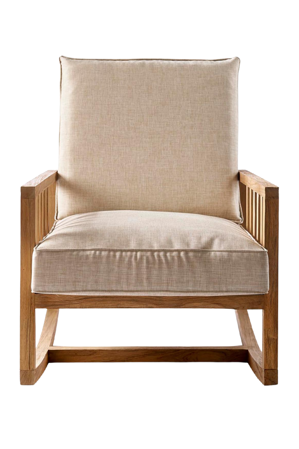 Wooden Cushioned Rocking Chair | Rivièra Maison Panama | Woodfurniture.com