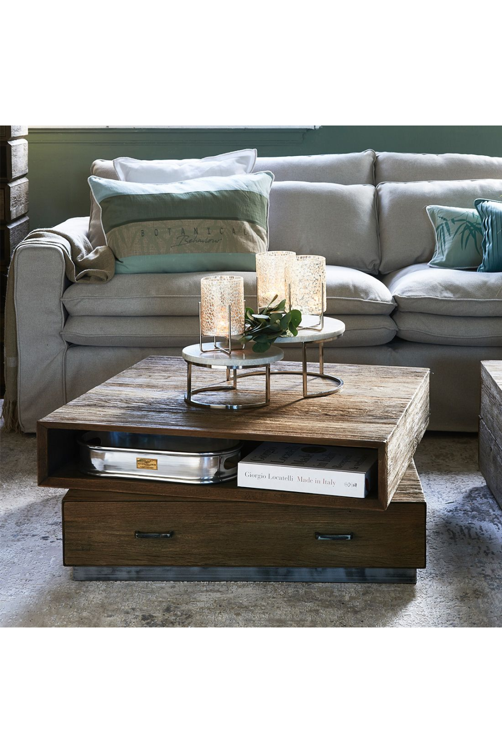 Wooden Storage Coffee Table | Rivièra Maison Detraut | Woodfurniture.com