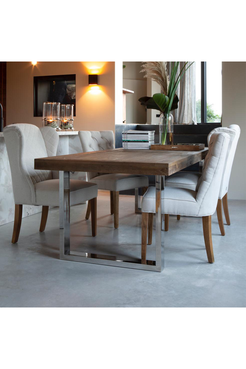 Rustic Wood Dining Table | Rivièra Maison Washington | Wood Furniture