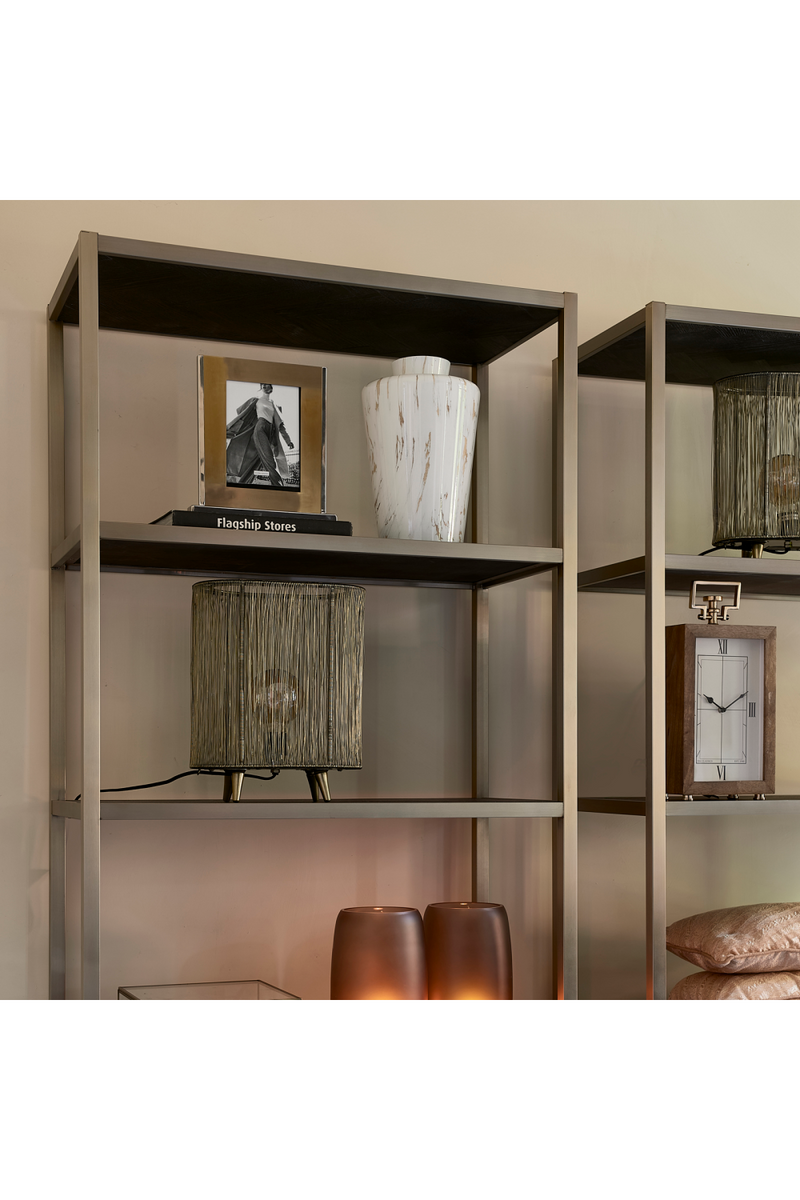 Rustic Oak Book Cabinet | Rivièra Maison Costa Mesa | Woodfurniture.com