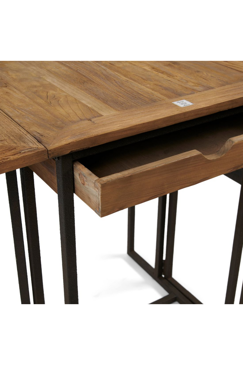 Extendable Elm Bar Table | Rivièra Maison Shelter Island | Woodfurniture.com