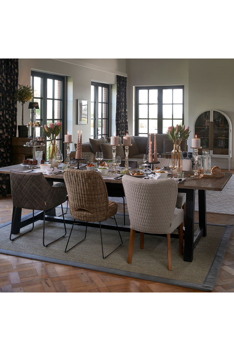 Modern Rattan Dining Chair | Rivièra Maison Mandarin | Woodfurniture.com