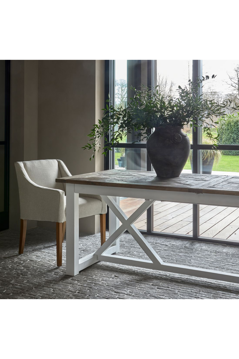 Modern Upholstered Dining Armchair | Rivièra Maison Savile Row | Woodfurniture.com