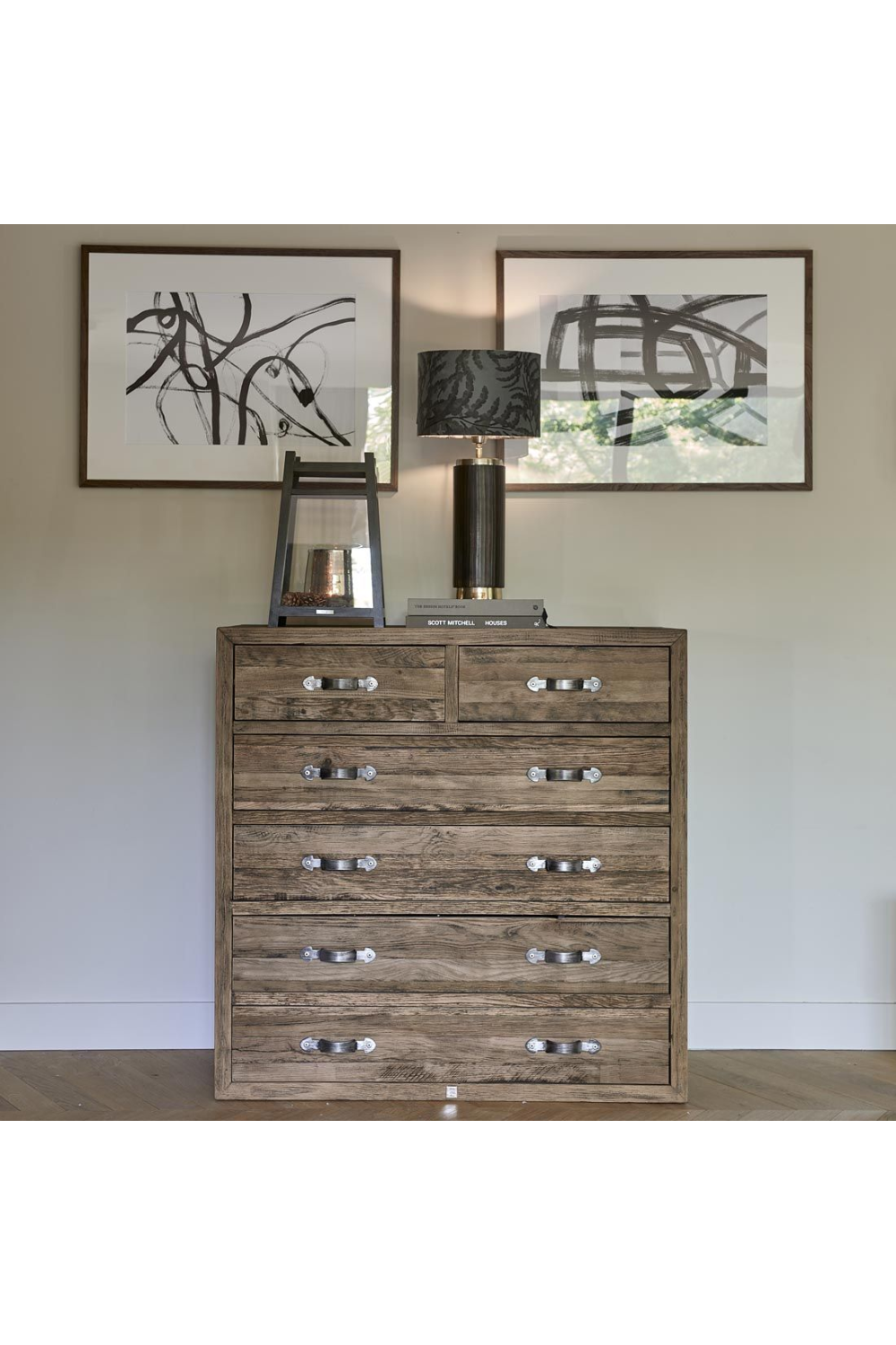 Rustic Oak Chest of Drawers | Rivièra Maison Connaught | Woodfurniture.com